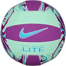 Волейбольний м'яч NIKE ALL COURT LITE VOLLEYBALL DEFLATED VIVID PURPLE/MINT FOAM/BALTIC BLUE size 5
