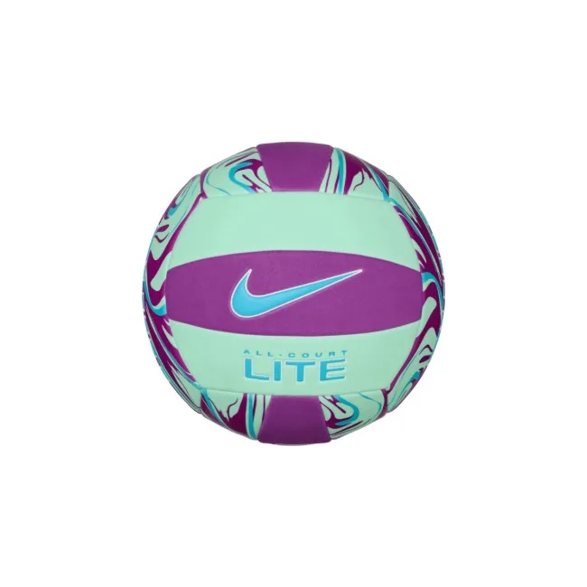 Волейбольный мяч NIKE ALL COURT LITE VOLLEYBALL DEFLATED VIVID PURPLE/MINT FOAM/BALTIC BLUE size 5