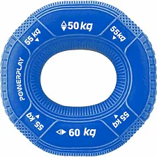 Эспандер кистевой силиконовый PowerPlay PP-4331 Hand Grip Hard 50-55-60 кг. Темно Синий
