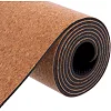 Коврик для йоги Пробковый каучуковый двухслойный Yoga mat RECORD
 FI-7156-9 183x61мx0.4cм с принтом Лунный Цикл