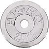 Блины диски хромированные HIGHQ SPORT TA-1451-2_5S 30мм 2,5кг хром