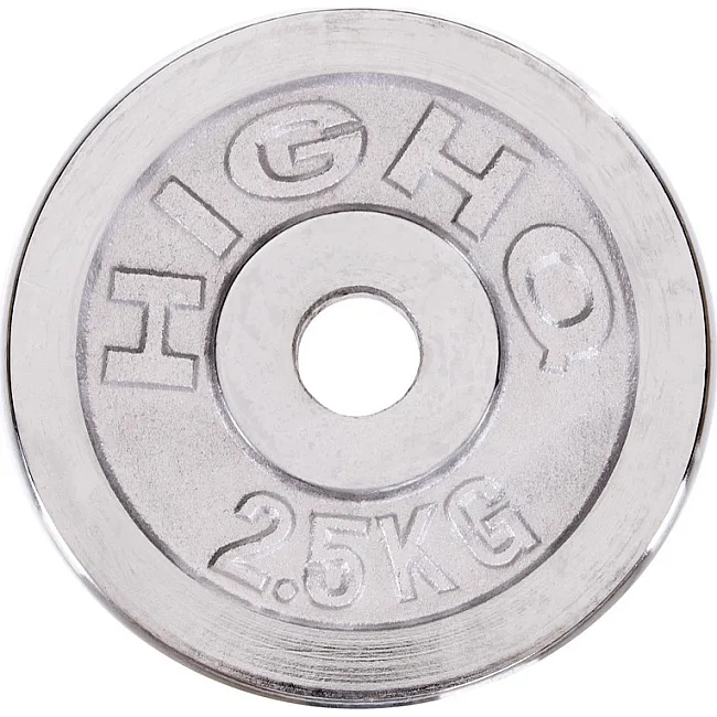 Блины диски хромированные HIGHQ SPORT TA-1451-2_5S 30мм 2,5кг хром