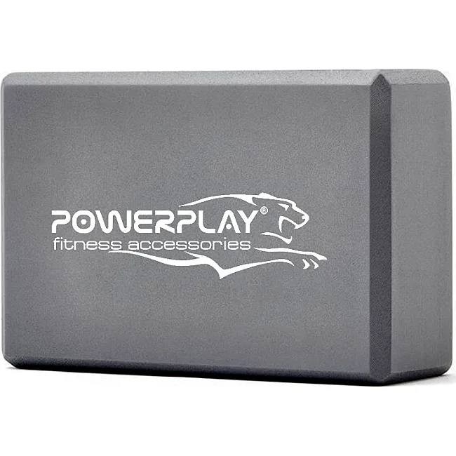 Йога-блок POWERPLAY 4006 Серый