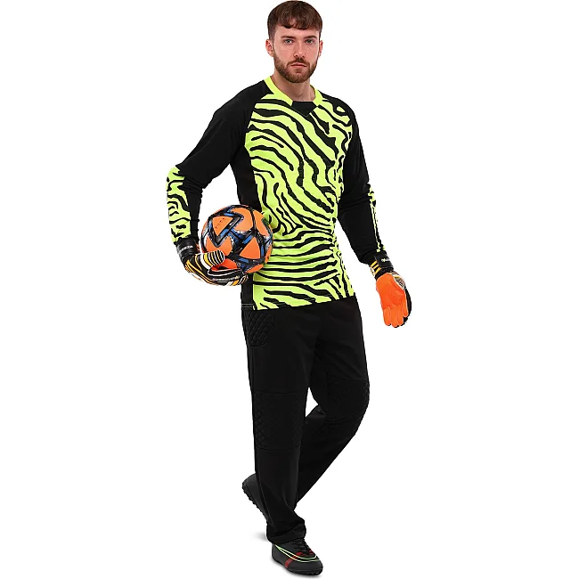Форма вратарская свитер и штаны SP-SPORT CO-023 (Салатовый-черный)