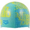 Шапочка для плавания Arena PRINT JR голубой, желтый