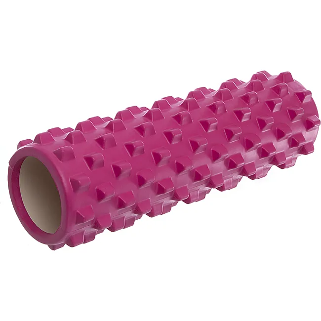 Роллер массажный цилиндр (ролик мфр) 45см
 Rumble Roller SP-SPORT
 FI-4942 (Розовый)