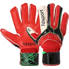Вратарские перчатки с защитой пальцев FDSPORT FB-873 (Красный-белый)