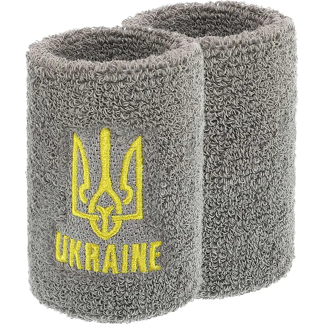 Спортивний напульсник, що вбирає вологу UKRAINE BC-9282 1шт (Сірий)