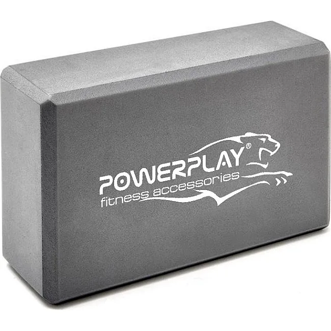Йога-блок POWERPLAY 4006 Серый