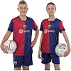 Футбольна форма дитяча із символікою клубу BARCELONA домашня 2024 SP-SPORT CO-3719 105-160см