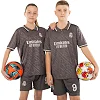 Футбольна форма дитяча із символікою клубу
 REAL MADRID MBAPPE 9 резервна 2025 SP-SPORT

 CO-4646 20-30 (Сірий)