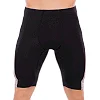 Шорты мужские компрессионные короткие тайтсы LIDONG LD-1504 (Черный-серый)