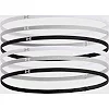Повязка на голову женская UNDER ARMOUR W MINI ELASTIC 6PK белый, серый, черный