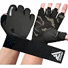 Перчатки для фитнеса RDX T2 Half Brown