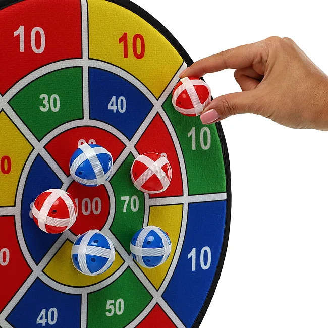 Дартс 6 мячей и мишень VELCRO dartboard BAILI BL-612 37cм