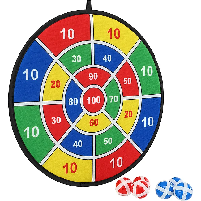 Дартс 6 мячей и мишень VELCRO dartboard BAILI BL-612 37cм
