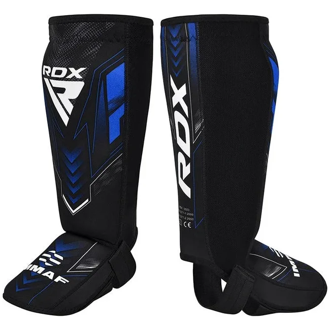 Захист для гомілок та стоп RDX NEOPRENE SHIN INSTEP IMMAF-1-BLUE