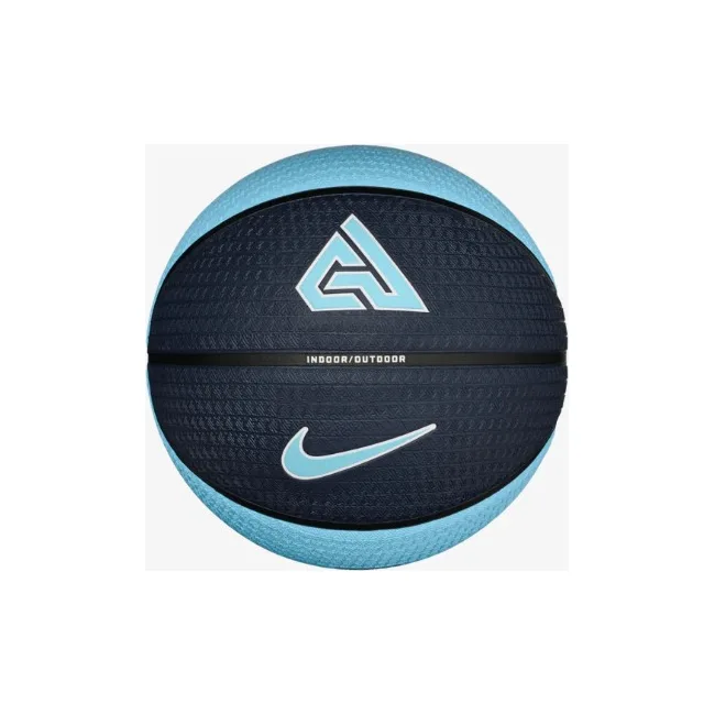 Баскетбольные мячи Nike PLAYGROUND 8P 2.0 G ANTETOKOUNMPO DEFLATED ANTHRACITE/WHITE/BLACK/WHITE size 7, ст. N.100.4139.450.07
