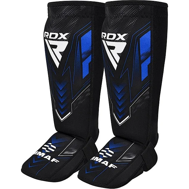 Захист для гомілок та стоп RDX NEOPRENE SHIN INSTEP IMMAF-1-BLUE