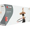 Обруч хула-хуп складной Pure2Improve 100 cм, черно-красный