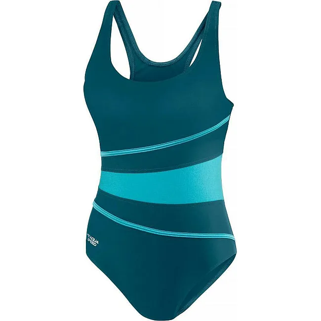 Купальник закрытый для женщин Aqua Speed STELLA LADY 62609 зеленый