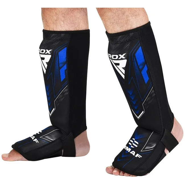 Захист для гомілок та стоп RDX NEOPRENE SHIN INSTEP IMMAF-1-BLUE