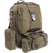 Штурмовой тактический рюкзак трехдневный SILVER KNIGHT TY-213 50х34х15см 26л (Оливковый)