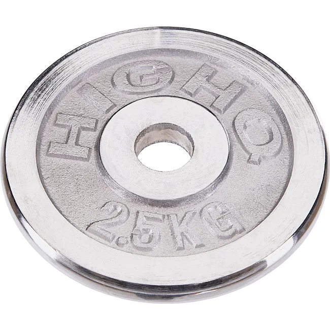 Блины диски хромированные HIGHQ SPORT TA-1451-2_5S 30мм 2,5кг хром