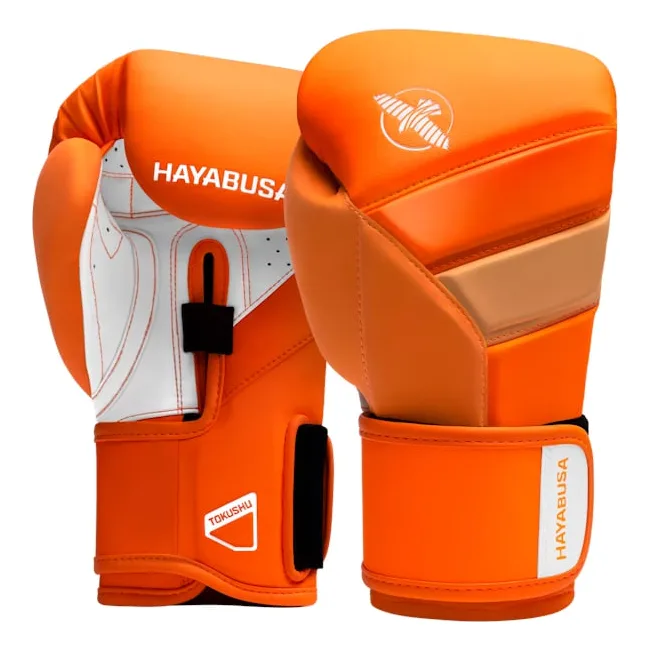 Боксёрские перчатки HAYABUSA T3 Neon Orange