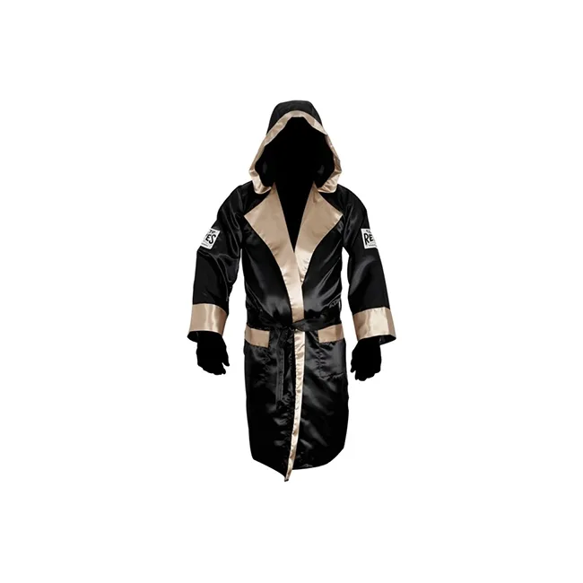 Боксерский халат CLETO REYES Boxing Robe with Black Gold