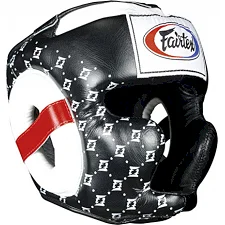 Боксерский шлем Fairtex HG10 Super Sparing Black