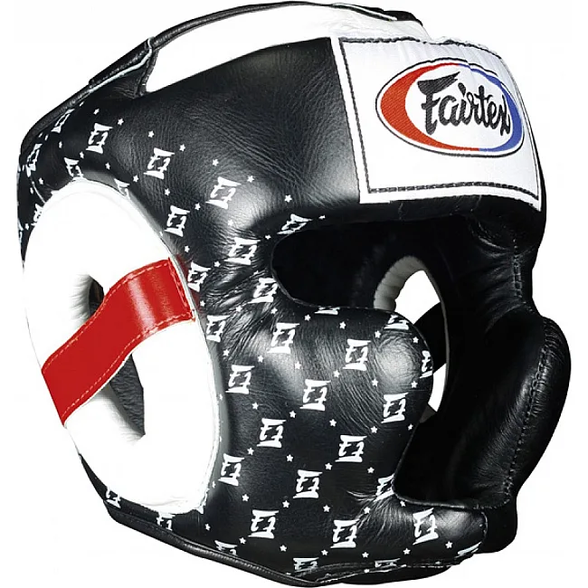 Боксерський шолом Fairtex HG10 Super Sparing Black