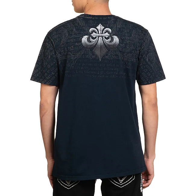 Футболка мужская AFFLICTION Collapse Obsidian