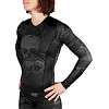 Рашгард жіночий VENUM Santa Muerte 3.0s Long Sleeves Black Black