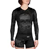 Рашгард жіночий VENUM Santa Muerte 3.0s Long Sleeves Black Black