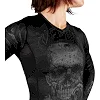 Рашгард жіночий VENUM Santa Muerte 3.0s Long Sleeves Black Black