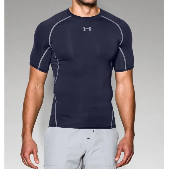 Компрессионная футболка Under Armour HeatGear® Armour Short Sleeve Compression Shirt Navy