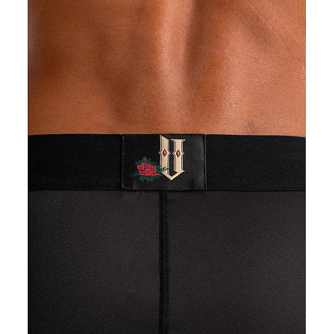 Легінси чоловічі VENUM Santa Muerte 5.0 Men's Deep Black Gold
