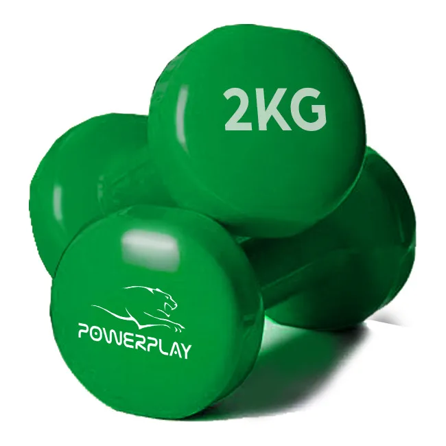 Набор гантелей в кейсе 12 кг. POWERPLAY 4118 Fitness Dumbells (2шт*1кг. 2шт*2кг. 2шт*3кг.)