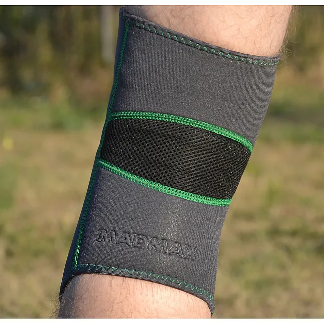 Наколенник-бандаж MADMAX MFA-294 Zahoprene Dark Grey/Green (1шт)