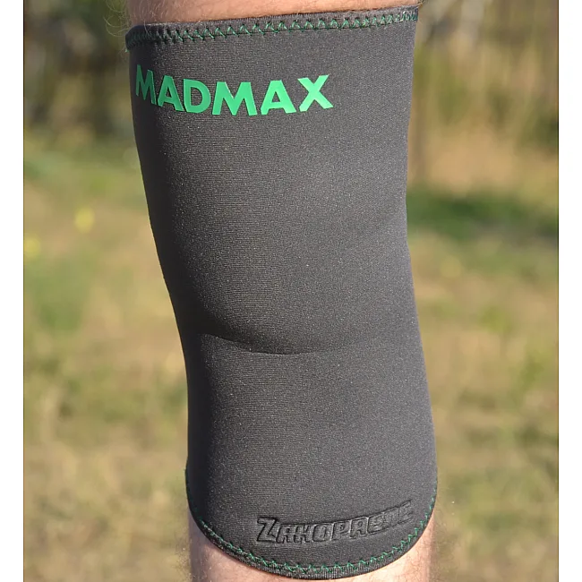 Наколенник-бандаж MADMAX MFA-294 Zahoprene Dark Grey/Green (1шт)