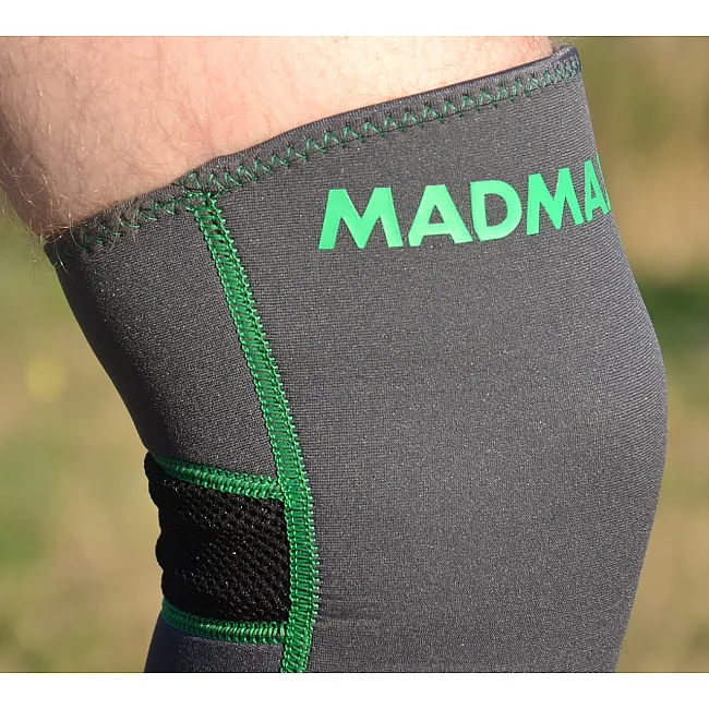 Наколенник-бандаж MADMAX MFA-294 Zahoprene Dark Grey/Green (1шт)