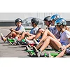 Самокат-каталка EZYROLLER Classic, черно-оранжевый