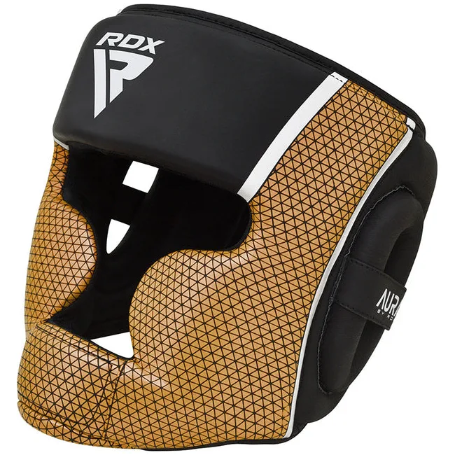 Шлем для бокса RDX Aura Plus T-17 Golden
