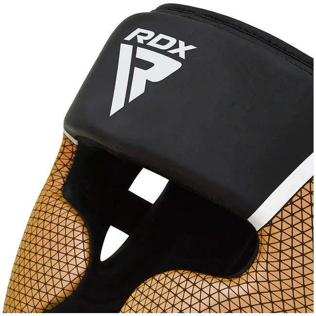 Шлем для бокса RDX Aura Plus T-17 Golden