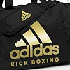 Спортивна сумка-рюкзак із золотим логотипом KickBoxing (чорний) ADIDAS ADIACC052KB