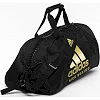 Спортивна сумка-рюкзак із золотим логотипом KickBoxing (чорний) ADIDAS ADIACC052KB