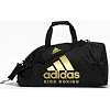Спортивна сумка-рюкзак із золотим логотипом KickBoxing (чорний) ADIDAS ADIACC052KB