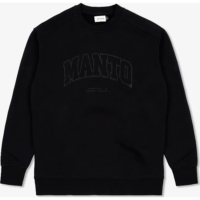Світшот MANTO Crewneck Varsity Black