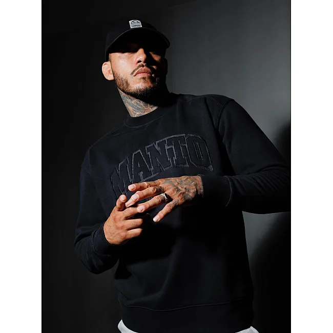 Світшот MANTO Crewneck Varsity Black